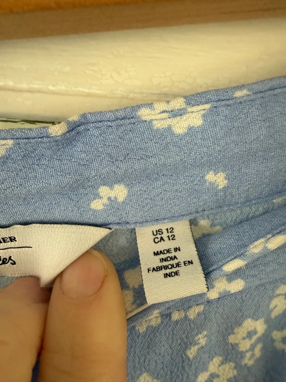 & Other Stories Blue Floral Midi Skirt - Picture 4 of 7